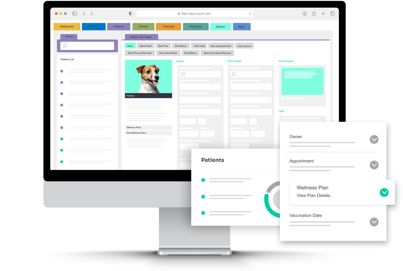 ezyVet UI