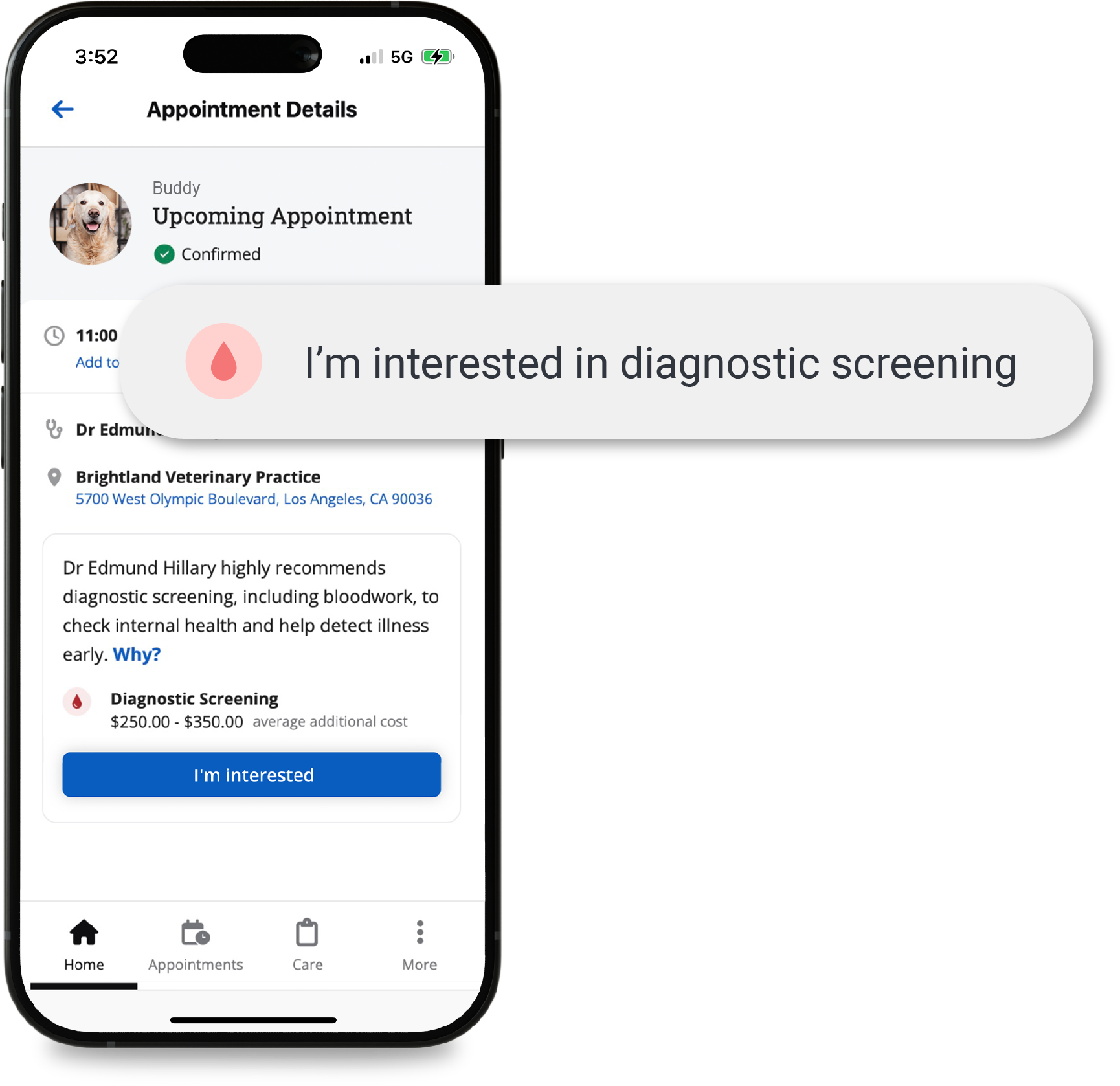 Review recommended care