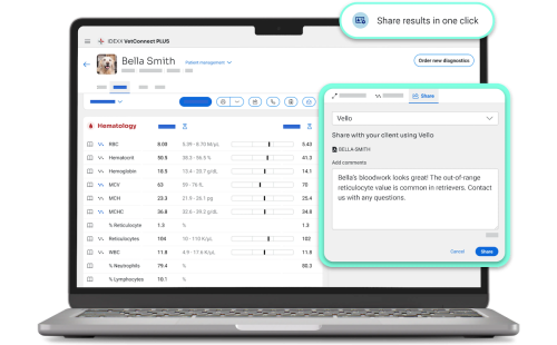 Diagnostic results sharing