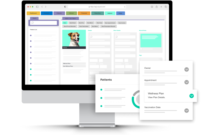 ezyVet UI